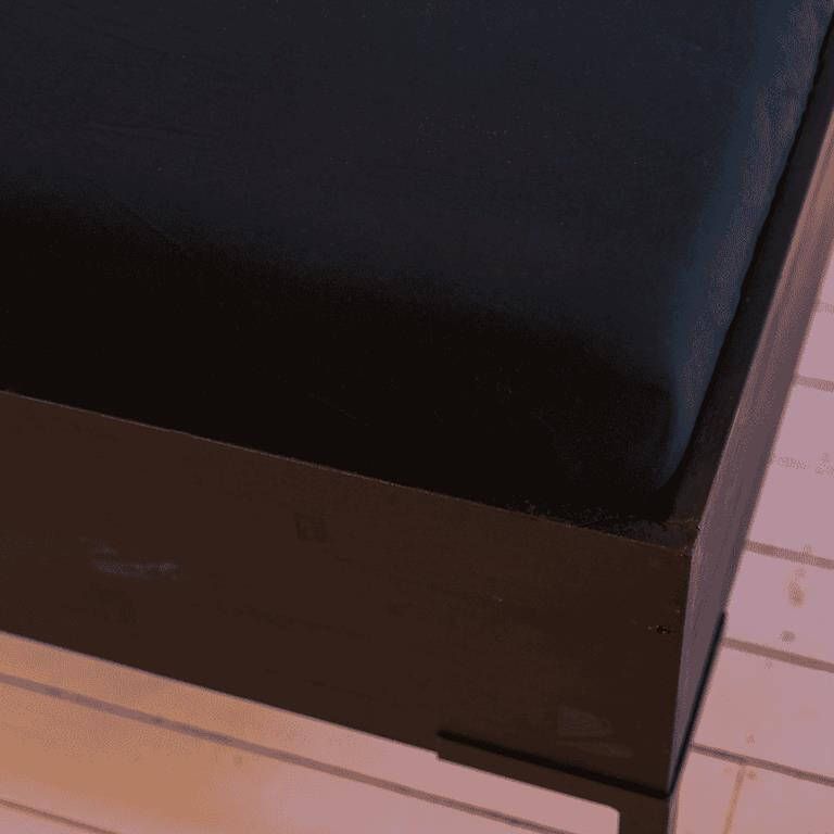 KAYORI Hoeslaken Doublejersey (hoekhoogte 40 cm ) Black B 180 200 x L 200 220 cm Lits-jumeaux Anti-allergisch Strijkvrij Geschikt voor Standaard Matras Boxspring Matras + Topper Waterbed KAY007220-B 180 200 x L 200 220 cm