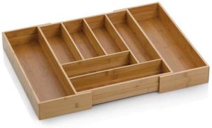 Kela Bestekbak uitschuifbaar 35 cm x 43 cm Bamboe | Kalma