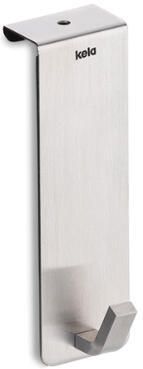 Kela Kledinghaak voor Deur Set van 2 Stuks Zilver | Colgar