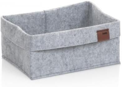 Kela Mand 26 x 19 cm Vilt Lichtgrijs | Fay