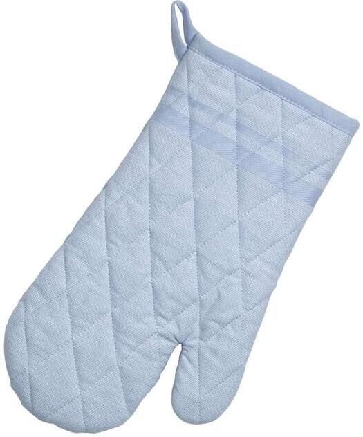 Kela Ovenwant Ovenhandschoen Set van 4 Stuks Katoen Blauw met Streep 3