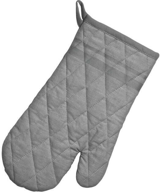 Kela Ovenwant Ovenhandschoen Set van 4 Stuks Katoen Donker Grijs met St