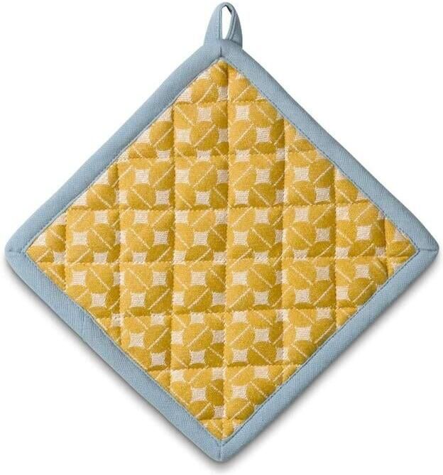 Kela Pannenlap Set van 4 Stuks Katoen Curry Geel 20 x 20 cm | Sv