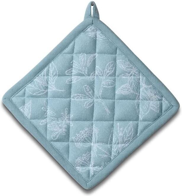 Kela Pannenlap Set van 4 Stuks Katoen IJs Blauw 20 x 20 cm | Sve