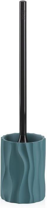 Kela Toiletborstel met Houder Polyresin Teal Blauw | Merida