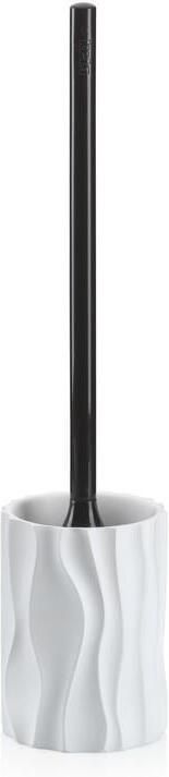 Kela Toiletborstel met Houder Polyresin Wit | Merida