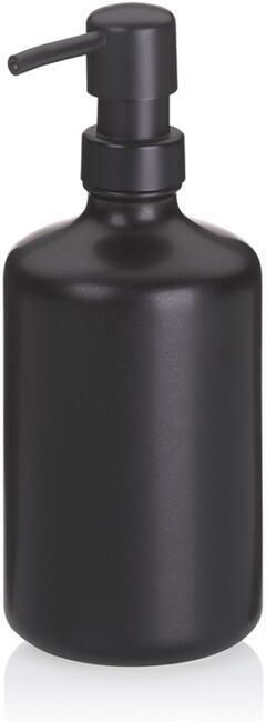 Kela Zeepdispenser Incl. 5 Etiketten 0.5 L Zwart | Leonie