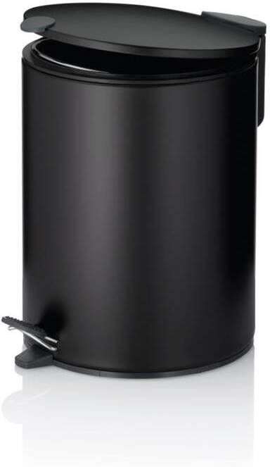 Kela Pedaal Afvalemmer 5 L Zwart | Mats