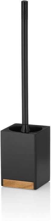 Kela Wc-borstel Houder Hout Zwart | Cube
