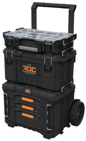 Keter Pro Gear XL Gereedschapswagen 2 gereedschapskoffer + organizer