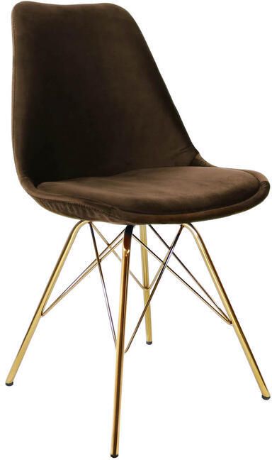 Kick Collection Kick kuipstoel Velvet Koffiebruin - Foto 2