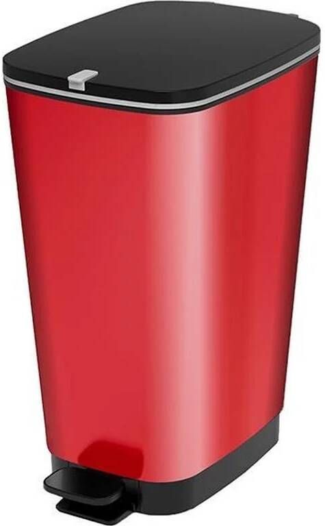 Kis Chic Bin Pedaalemmer 50L rood