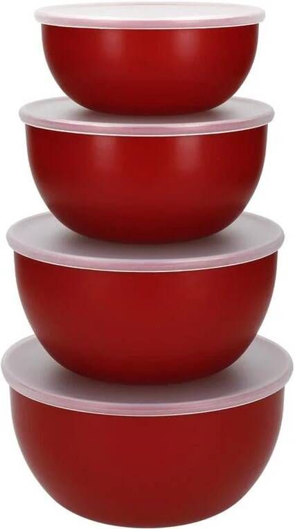 KitchenAid Beslagkom | Mengkom Core Keizerrood met deksels 4 Stuks