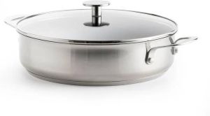 KitchenAid Stainless Steel Hapjespan met Deksel Ø 28 cm