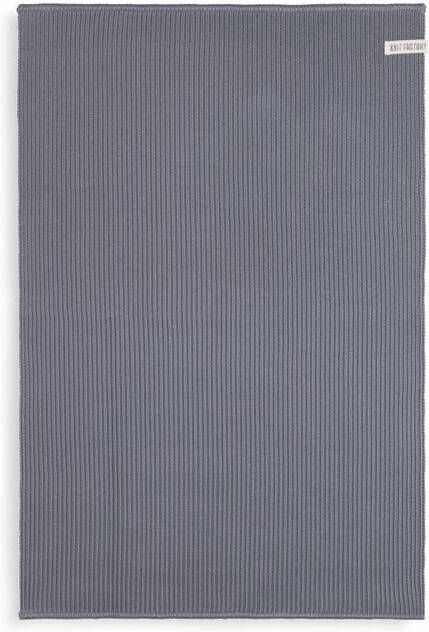Knit Factory Badmat Morres Med Grey 80x50 cm - Foto 1