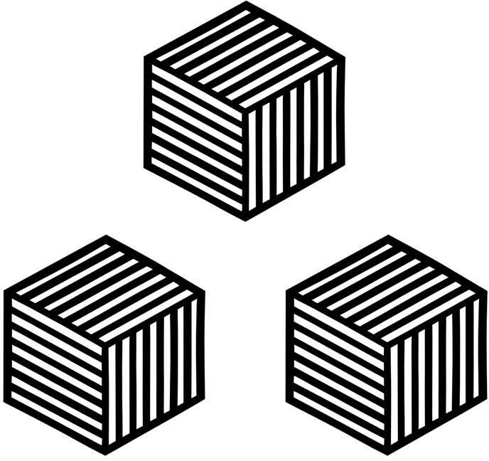 Krumble Siliconen pannenonderzetter Hexagon Zwart Set van 3