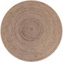 LABEL51 Jute Vloerkleden Naturel Jute 150x150 cm - Thumbnail 1