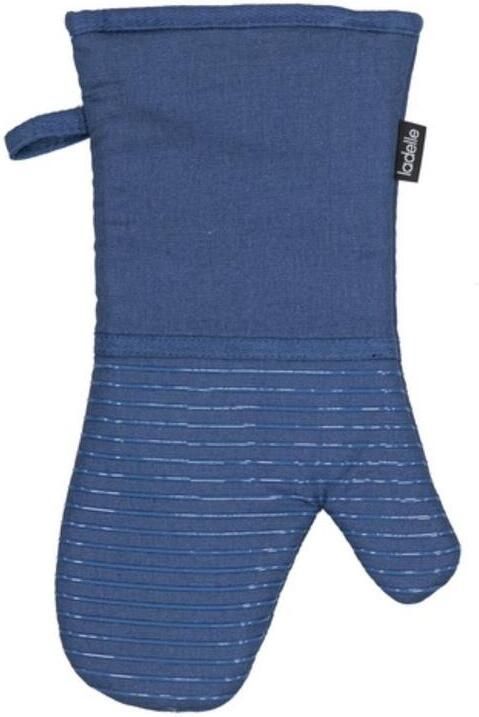 Ladelle Ovenwant Katoen Polyester Siliconen Blauw 18 x 36 cm |