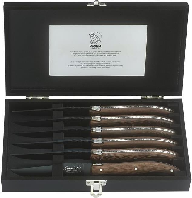 Laguiole Style de Vie Luxury Line Steakmessenset 6 st.