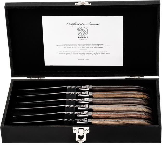 Laguiole Style de Vie Luxury Line Steakmessenset 6 st.
