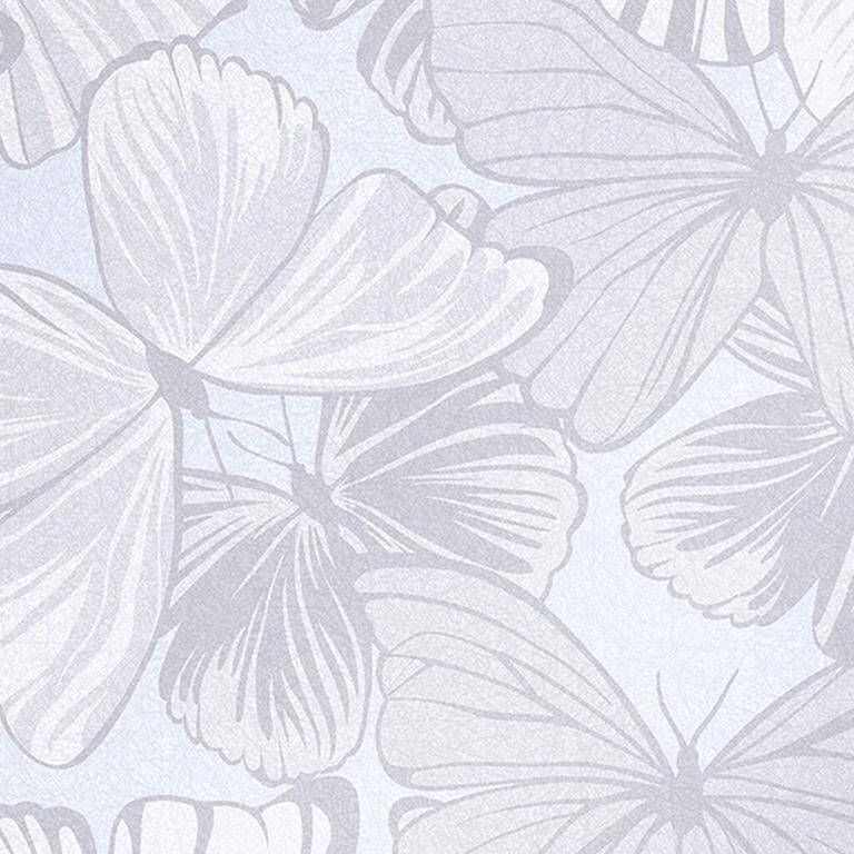 Laura Ashley Vliesbehang | Butterfly Garden Sugared Grey