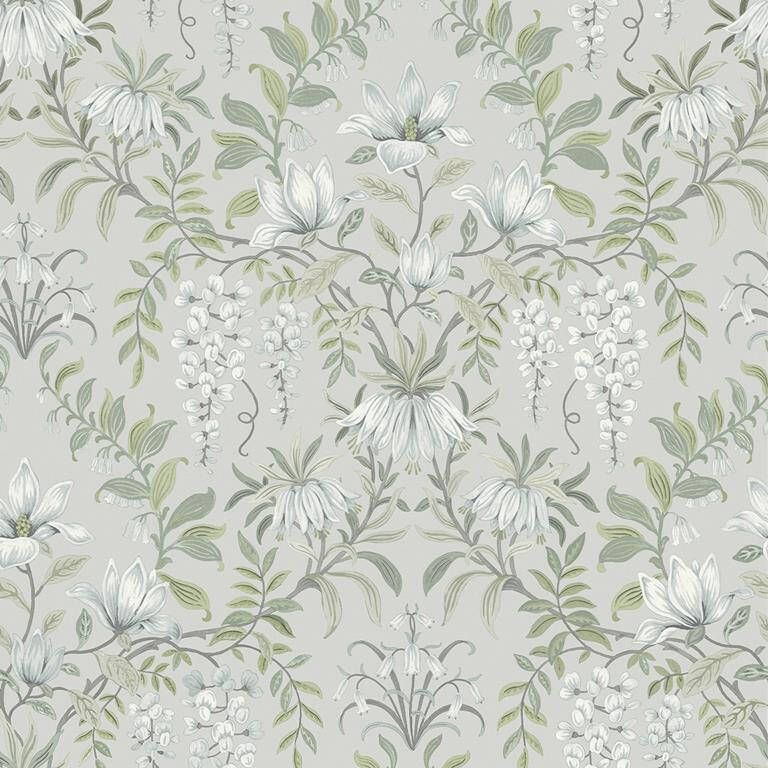 Laura Ashley Vliesbehang | Parterre Sage 10mx52cm