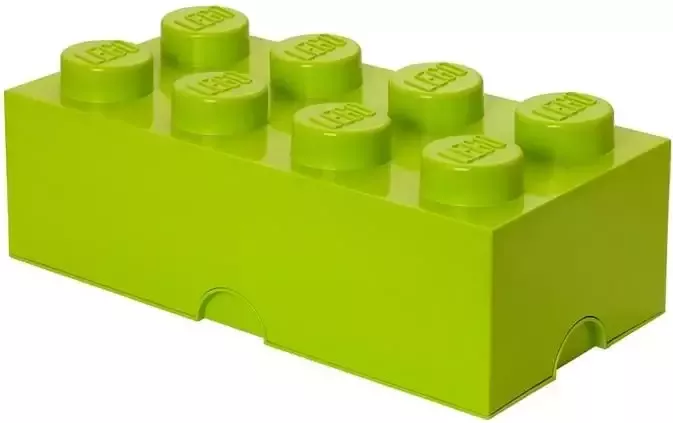 LEGO Opbergbox Brick 8 Limegroen