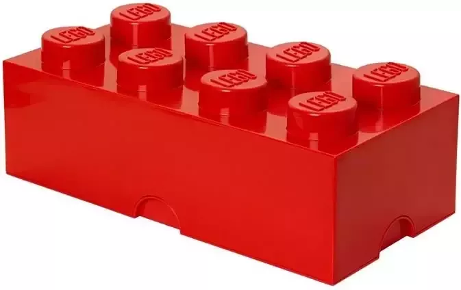 LEGO Opbergbox Brick 8 Rood