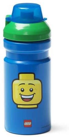 LEGO Set van 2 Drinkfles Iconic Boy 0.39 L Blauw