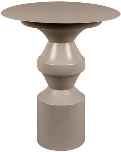 Leitmotiv Bijzettafel Chess King Grijs 40 5x40 5x48cm Modern