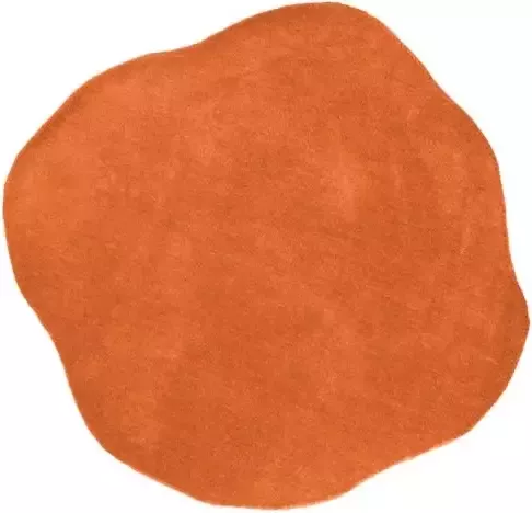 Leitmotiv Carpet Organic Diamond medium wool burned orange