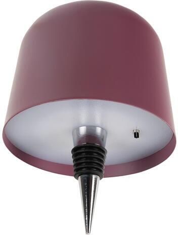 Leitmotiv Bottle Lamp Cone Hat LED Dark mauve