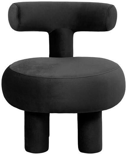 Leitmotiv Stoel Abrazo Zwart 58x58x67cm Scandinavisch - Foto 2