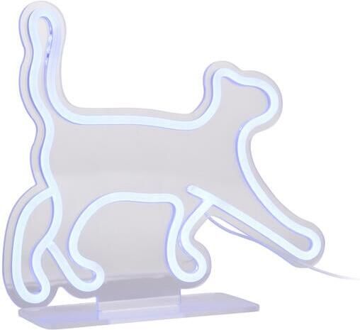 Leitmotiv Neon Light Walking Cat