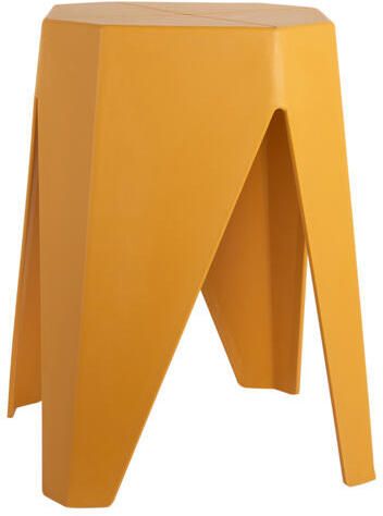 Leitmotiv Kruk Cherish Heldergeel 29x29x47cm Scandinavisch - Foto 2