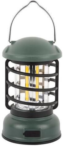 Leitmotiv Tafellamp Camping Lantern Led Jungle groen 8.5x8.5x15cm