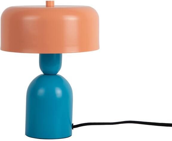 Leitmotiv Tafellamp Double Funky Aqua blue & peach orange