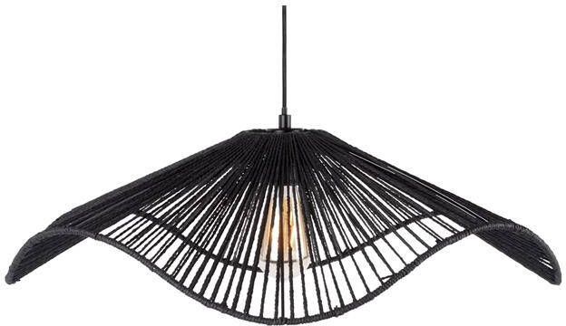 Leitmotiv Hanglamp Sombra Jute Zwart - Foto 1