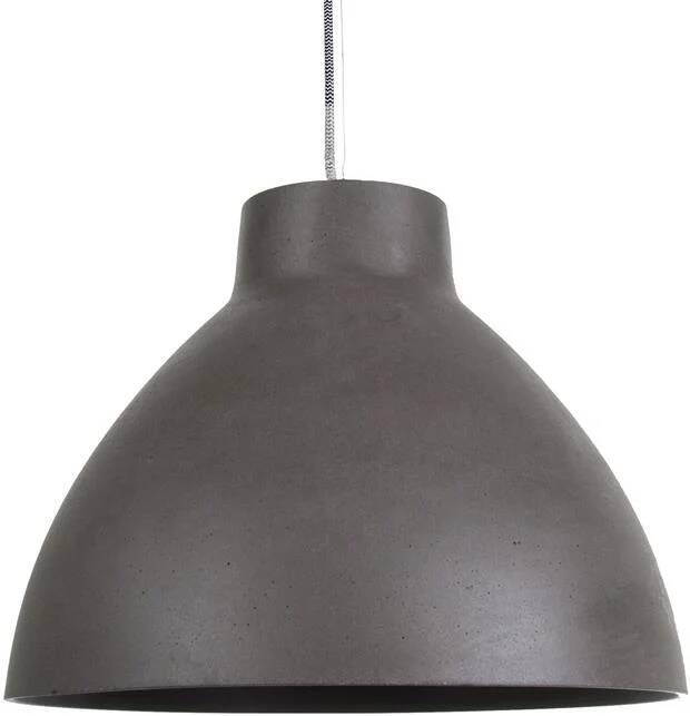 Leitmotiv hanglamp Sandstone Look 33 cm staal 40W donkergrijs - Foto 1