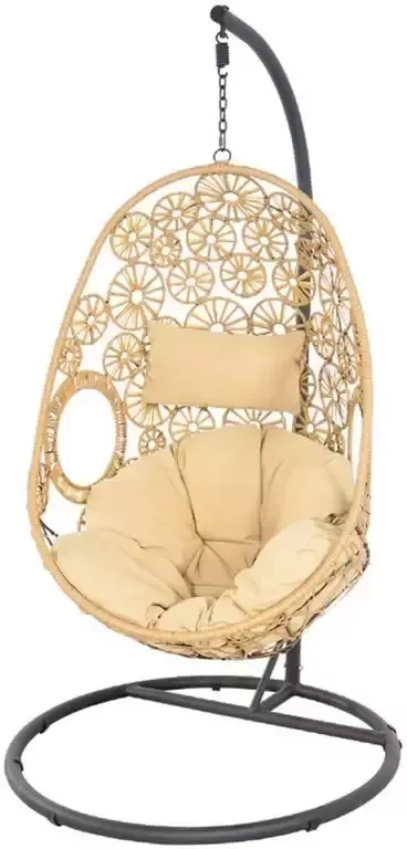 Lesli Living Flower hangstoel naturel