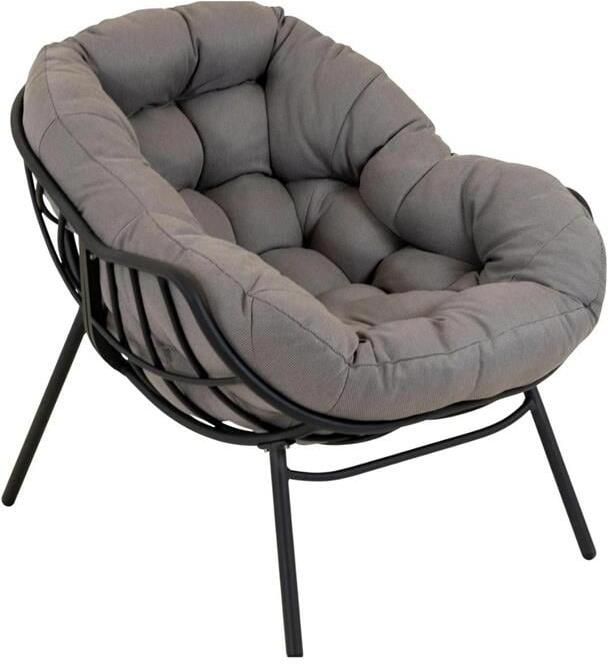 Lesli Living Cozy relax stoel grijs
