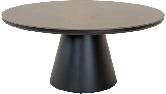 Lesli Living Daxx eettafel Ø120 cm matt antraciet