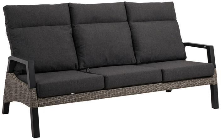 Lesli Living Loungebank Treviso Brick grijs