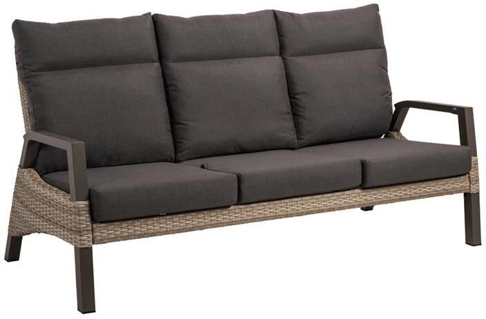 Lesli Living Loungebank Treviso Mountain taupe