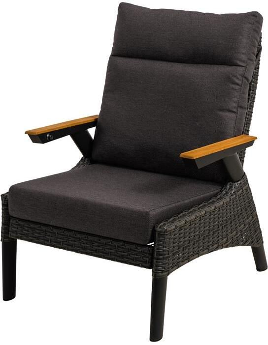 Lesli Living Loungestoel Florence Forte zwart