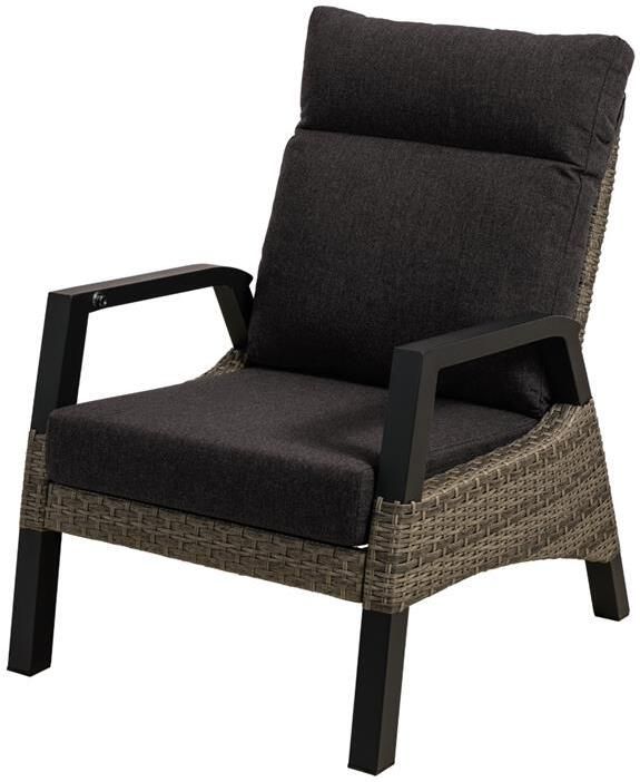 Lesli Living Loungestoel Treviso Brick bruin