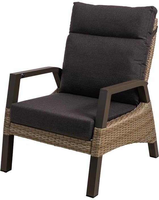 Lesli Living Loungestoel Treviso Mountain taupe