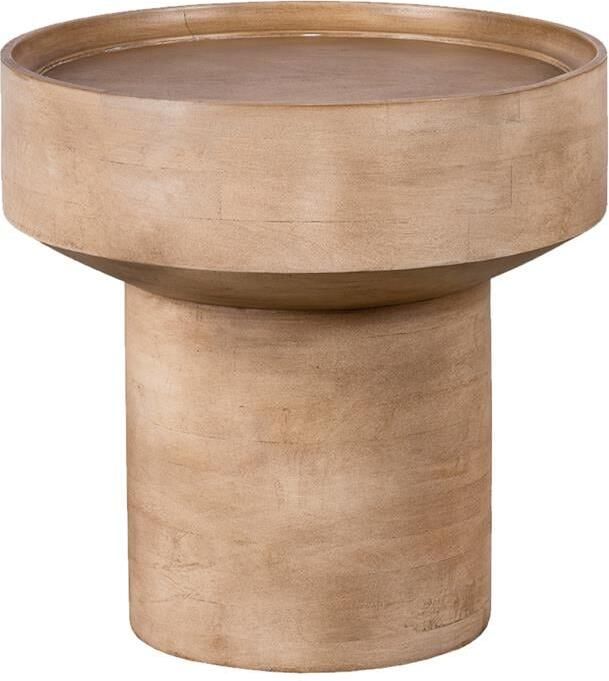 Lewis & Loft Bijzettafel Luus Rond FSC mangohout Rond ⌀50 Mat bruin - Foto 2