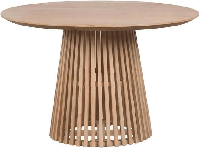 Lewis & Loft Eettafel Levi – FSC -gecertificeerd mangohout – Rond – Ø 120 cm – Naturel - Foto 2