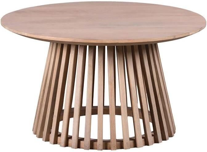 Lewis & Loft Salontafel Levi FSC mangohout Rond ⌀70 Naturel - Foto 2